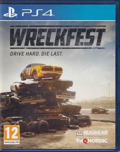 Wreckfest - Drive hard die fast - PS4 (B Grade) (Genbrug)